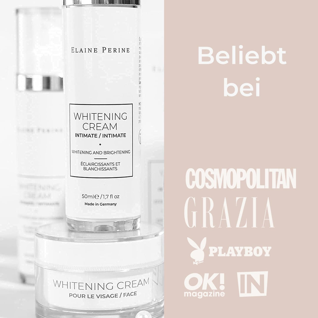 Intim Bleaching Creme - Natürliche vegane Bleich Cream u.a Intimbereich (50ml) von Elaine Perine™ |
