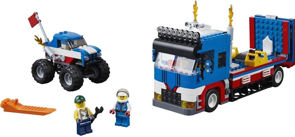 LEGO® Creator 3-in-1 Stunt-Truck-Transporter (31085) kreatives Kinderspielzeug