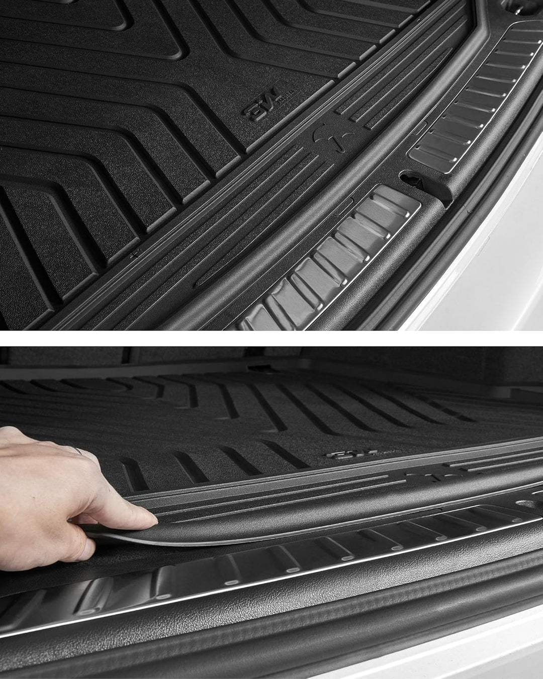 3W Kofferraumwanne für BMW X1 U11 2023-2025 2026 (Nicht für X1 xDrive25e Benzin-Hybrid), Recycelt Al