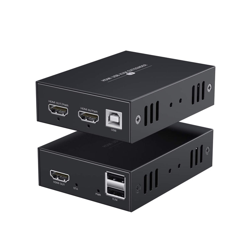 PWAYTEK HDMI Extender 1080p@60Hz, 3D, über Single Cat5e/Cat6/Cat 7 Kabel Full HD unkomprimiert Übert