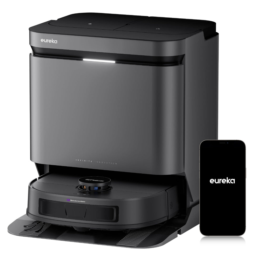 Eureka J15 Evo Ultra Saugroboter mit Wischfunktion Absaugstation, 22000 Pa Saugkraft, Automatische W