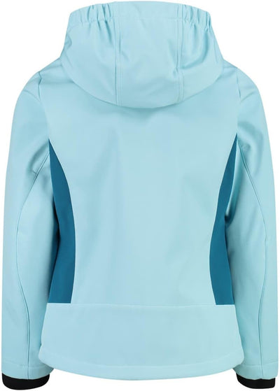 CMP Mädchen Softshelljacke für Kinder KID G JACKET FIX HOOD 176 Wassertiefer See, 176 Wassertiefer S