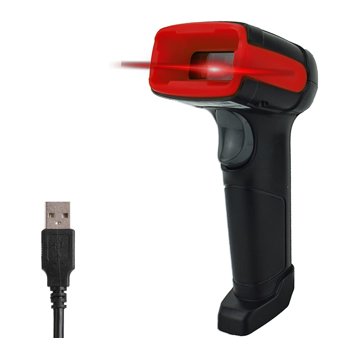 LENVII Kabelgebundener 2D Barcode Scanner-Handheld 1D QR Barcode Scanner USB Barcode Lesegerät Unter