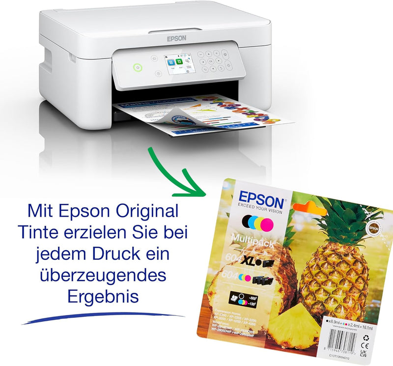 Epson Expression XP-4205 A4 kabelloser Multifunktionstintenstrahldrucker inkl. kostenloser Tinte für