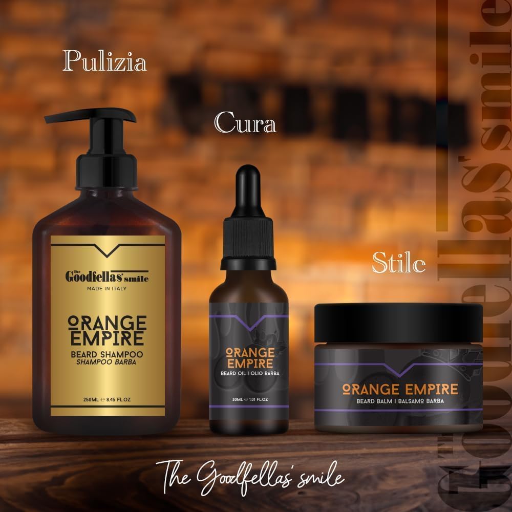 The Goodfellas' smile Balsamo Barba Air Conditioner 50 ml Empire Orange Zitronengras 1 ml (1er Pack)