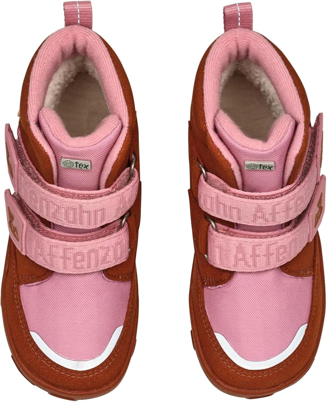 Affenzahn Winterstiefel Vegan Comfy warm gefüttert, wasserdicht mit Kletterverschlüssen, Grösse 21-3