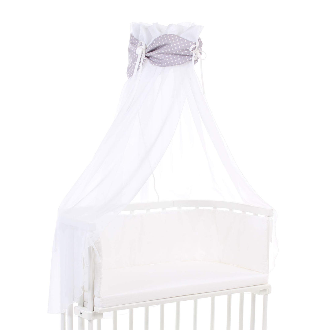 babybay Himmel Organic Cotton mit Schleife passend für die Modelle Original, Maxi, Boxspring, Comfor