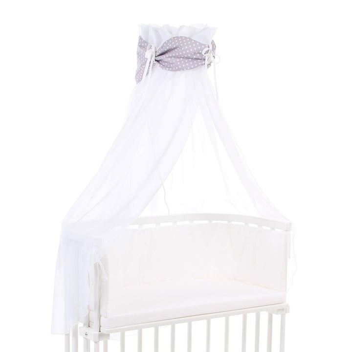 babybay Himmel Organic Cotton mit Schleife passend für die Modelle Original, Maxi, Boxspring, Comfor