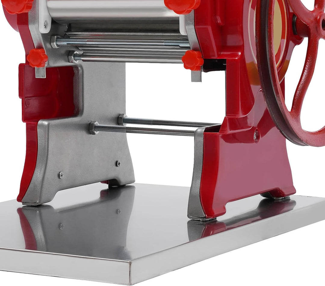 3mm Nudelmaschine aus Edelstahl Pastamaschine Nudel Teig Pasta Maschine，Manuell Nudelaufsätze Maker