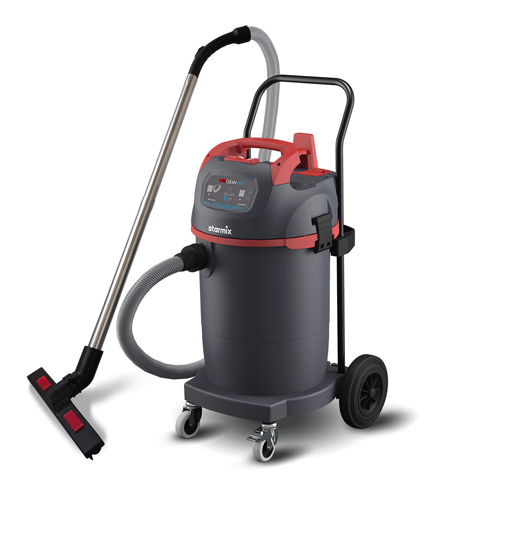 Starmix uClean LD-1445 Wet - Nass-/Trockensauger mit Ablassschlauch, stabilem Fahrgestell, 1400 W, 4