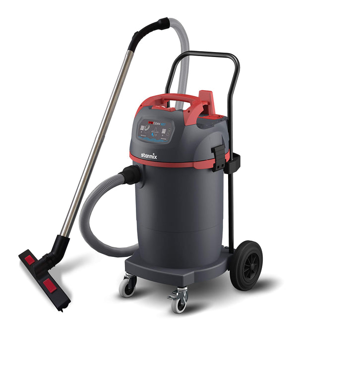 Starmix uClean LD-1445 Wet - Nass-/Trockensauger mit Ablassschlauch, stabilem Fahrgestell, 1400 W, 4