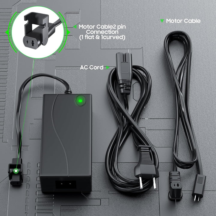 Netzempfänger AC/DC Schaltnetztransformator mit AC Netzteil Wandkabel 29V 2A Adapter für Liftstuhl o