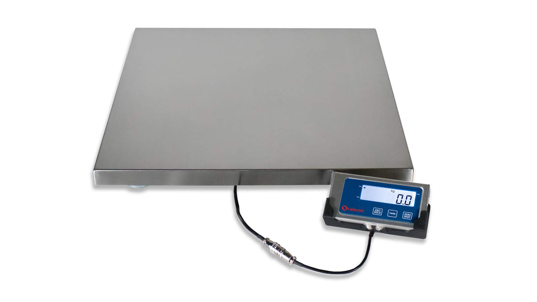 SCALESON S180 Paketwaage/Plattformwaage/Postwaage/Max. 300kg - 100g / Separate Anzeige zum Aufstelle