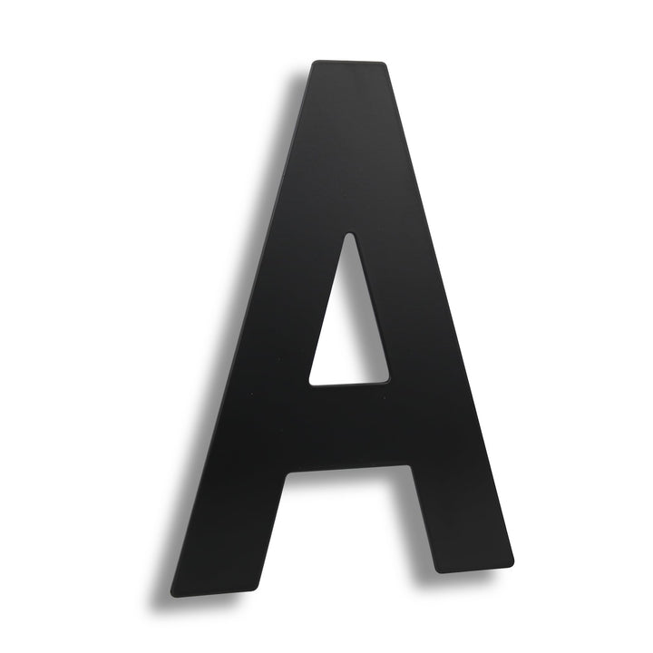 HASWARE 304 Edelstahl Moderne Hausnummer 6 Zoll/15cm Stilvolle Tür Alphabet Plakette für Strasse Hom