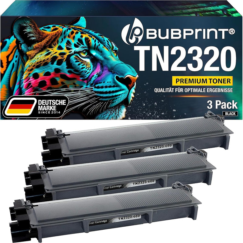 3 Toner kompatibel als Ersatz für Brother TN-2320 TN-2310 für DCP-L2500D DCP-L2520DW HL-L2300D HL-L2