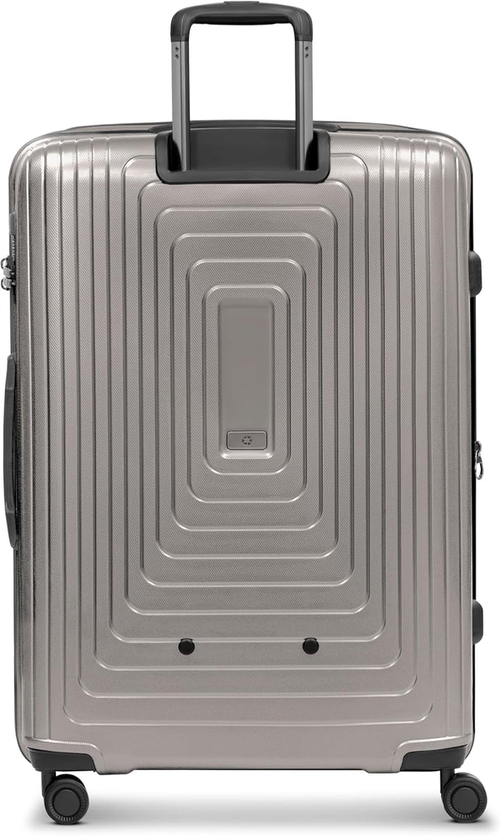 REDOLZ Hartschalen Koffer-Set-2-teilig | S Trolley 40 x 23 x 55 cm mit Laptopfach - 3,2 kg + L Troll