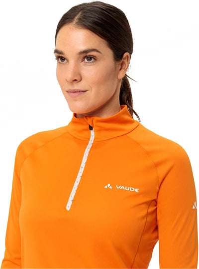 VAUDE Women's Larice Light Shirt II - Langarmshirt Damen - Funktionsshirt Damen 34 Kurkuma, 34 Kurku