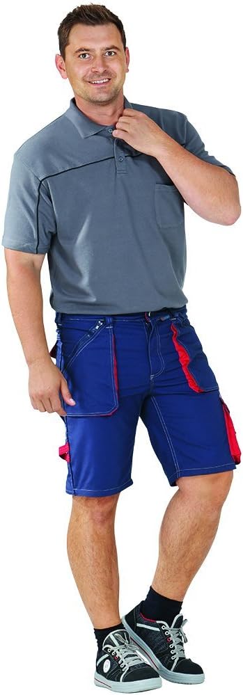 Planam Grösse XXXL Herren Basalt Shorts Marine rot Modell 2842 Marine/Rot 3XL, Marine/Rot 3XL