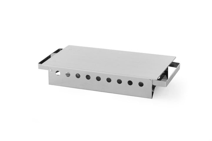 HENDI Speisewärmer, Inkl. 2 Teelichthalter, Gestell und Griffe aus Edelstahl, Eloxierte Aluminiumpla