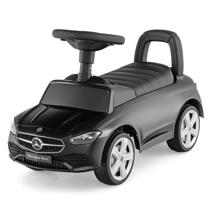 COSTWAY Mercedes-Benz Rutschauto, Rutschfahrzeug mit Stauraum unter dem Sitz, Schiebauto mit Hupe &