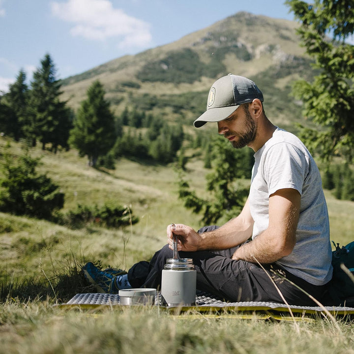 Esbit Sculptor Thermobehälter für Essen, mit personalisierter Gravur, Edelstahl, BPA-Frei, Schwarz,