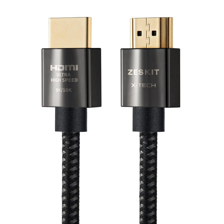 Zeskit X-Tech 48Gbps Ultra High Speed HDMI Kabel 0,5m, 8K60 4K120 144Hz eARC HDR HDCP 2.2 2.3 Kompat