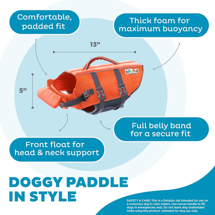 Kyjen 22019 Outward Hound Ripstop Quick Release Easy Fit Rettungsweste für Hunde, verstellbar, Gröss
