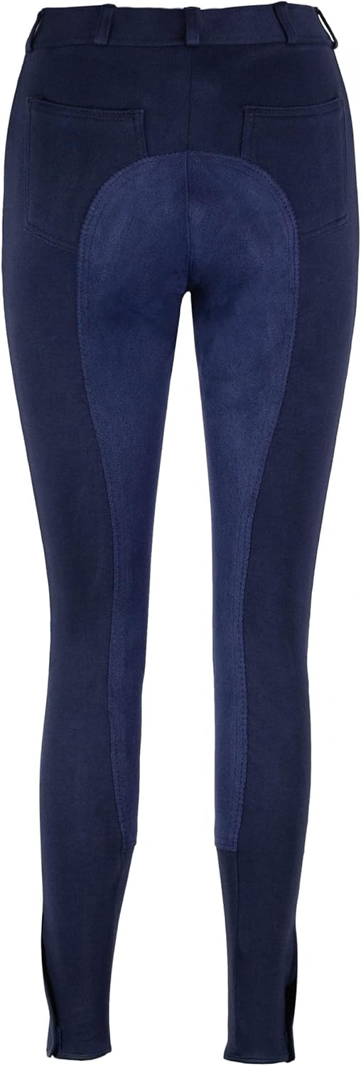 RL24 - Kinder Reithose Vollbesatz BASICLINE 110 Dunkelblau/Dunkelblau, 110 Dunkelblau/Dunkelblau