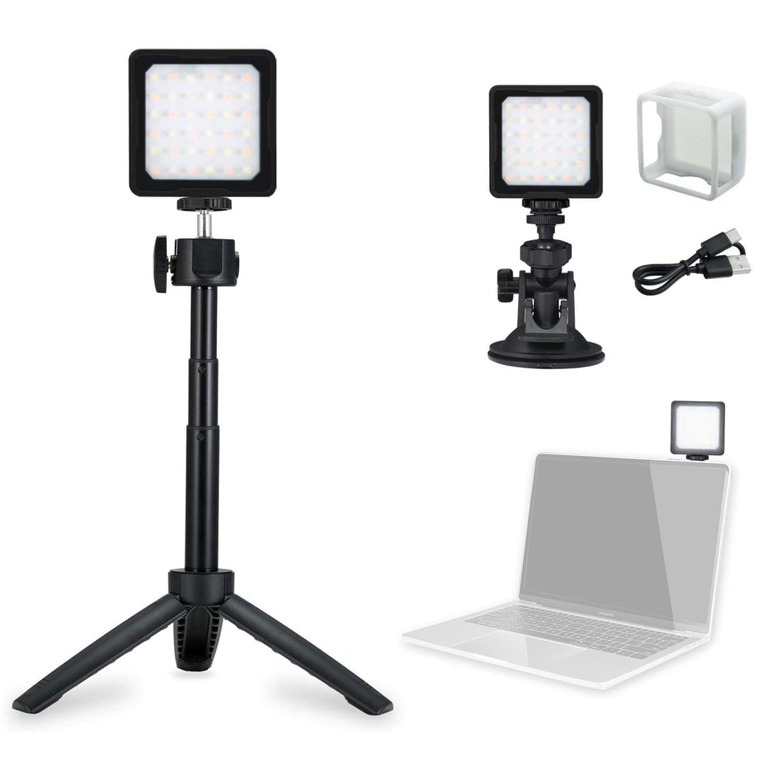 Flashoot CL-36 VideoConference Light Kit, LED-Licht 2800K-5000K CRI 95+ mit Diffusor kompatibel mit