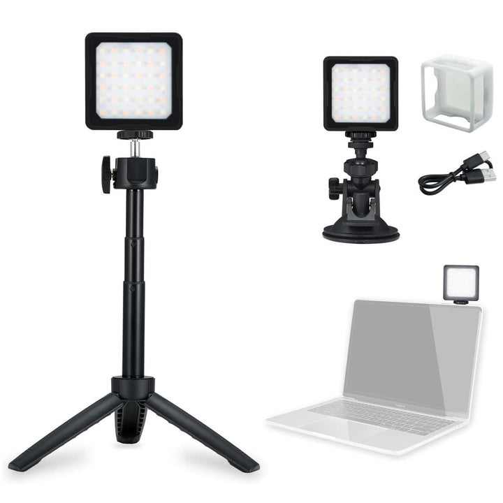 Flashoot CL-36 VideoConference Light Kit, LED-Licht 2800K-5000K CRI 95+ mit Diffusor kompatibel mit