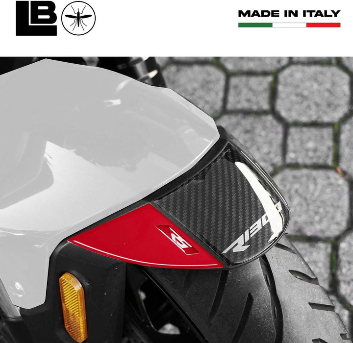 LABELBIKE 3D Motorrad Mittelkotflügelaufkleber kompatibel mit BMW | R1300RS, Harzschutz, Kratzfest,