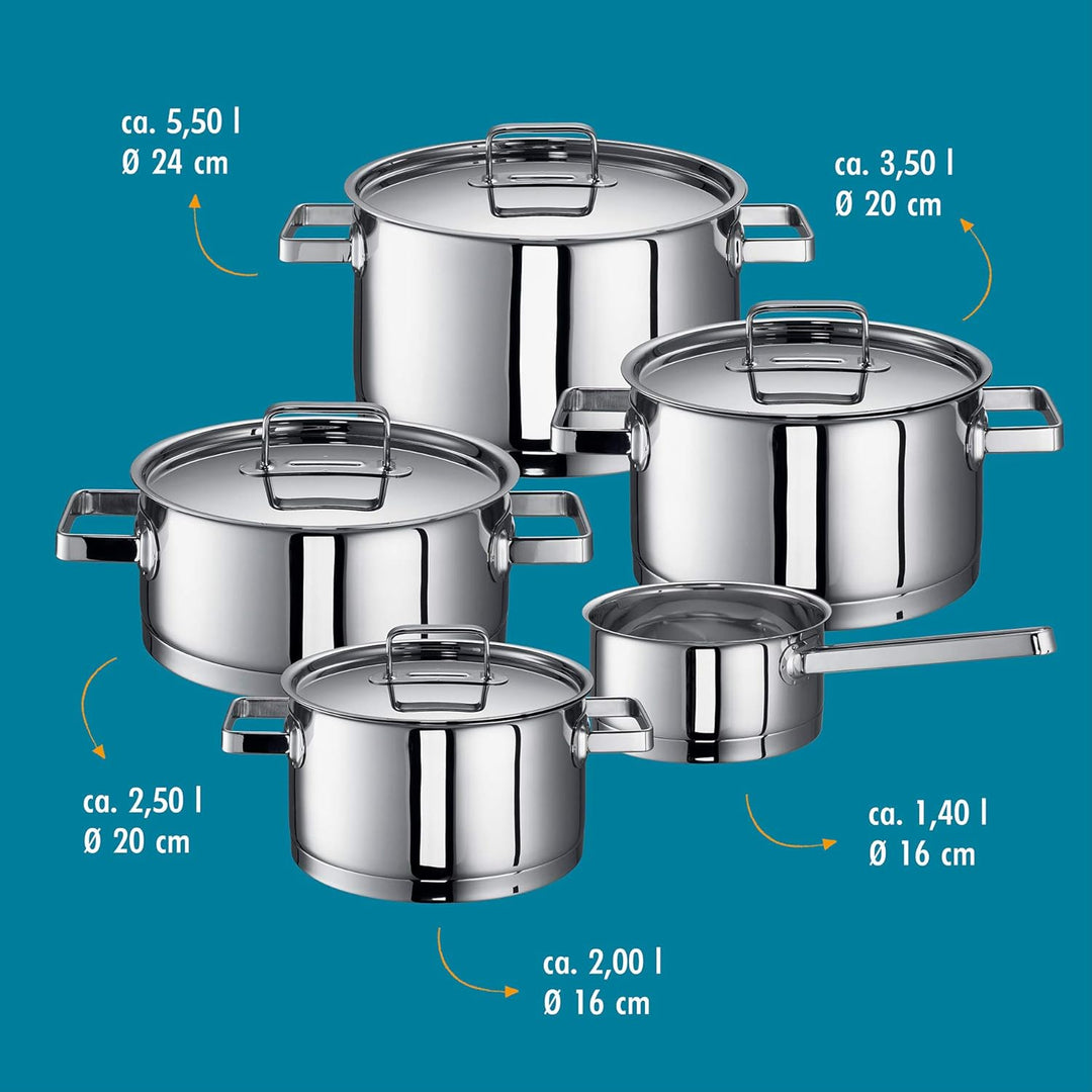 Rohe Germany 250091-05 Meister-Set Chiara, 5-teilig Meister Set 5tlg, Meister Set 5tlg