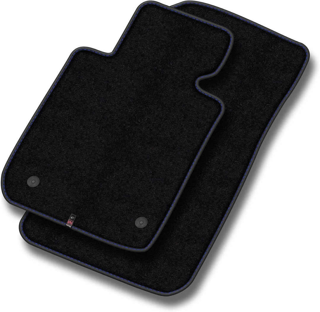 M MOTOS Velours Premium fussmatten Auto kompatibel mit Mercedes-Benz SLK R170 1996-2004 - Premium, M