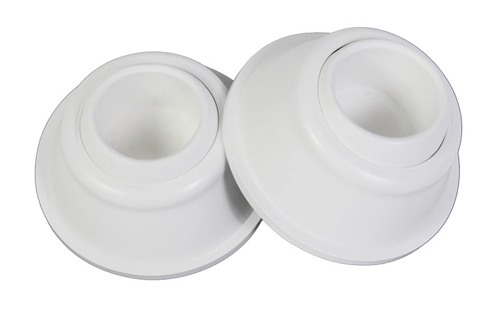 Gelenkfuss für Edelstahl Leiter Holm Ø 43 mm