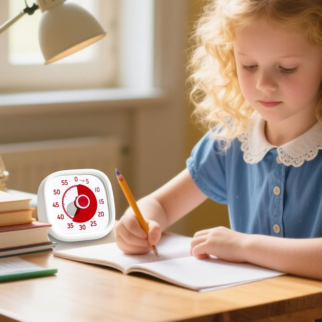 Visuelle Uhr für Kinder - Visueller Timer 60 Min. | Zeitmanagement Lernhilfe Geräuschlos Für Lehrer