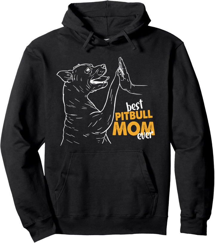 Beste Pitbull-Mutter aller Zeiten Pitbull Mom Tee Pitbull Mom Pullover Hoodie