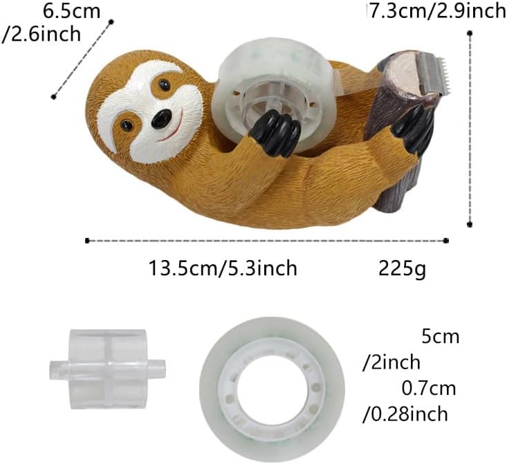 Klebebandabroller für Tische Tischabroller einfache Handhabung mit 1 Rolle Scotch Magic Tape Nachfül