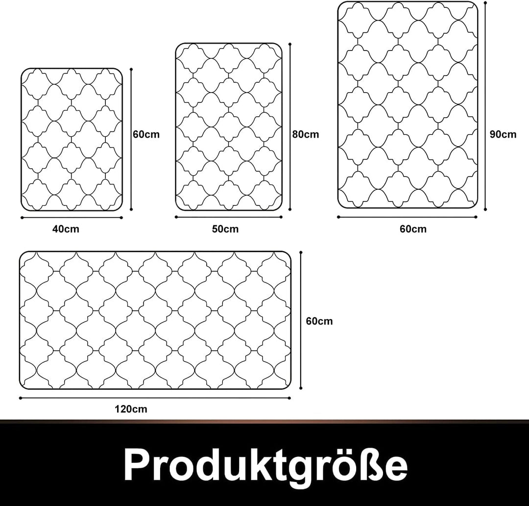 Homaxy Memory Foam Badezimmerteppich rutschfest Badematte Weich Badteppich Saugfähige Badvorleger Wa