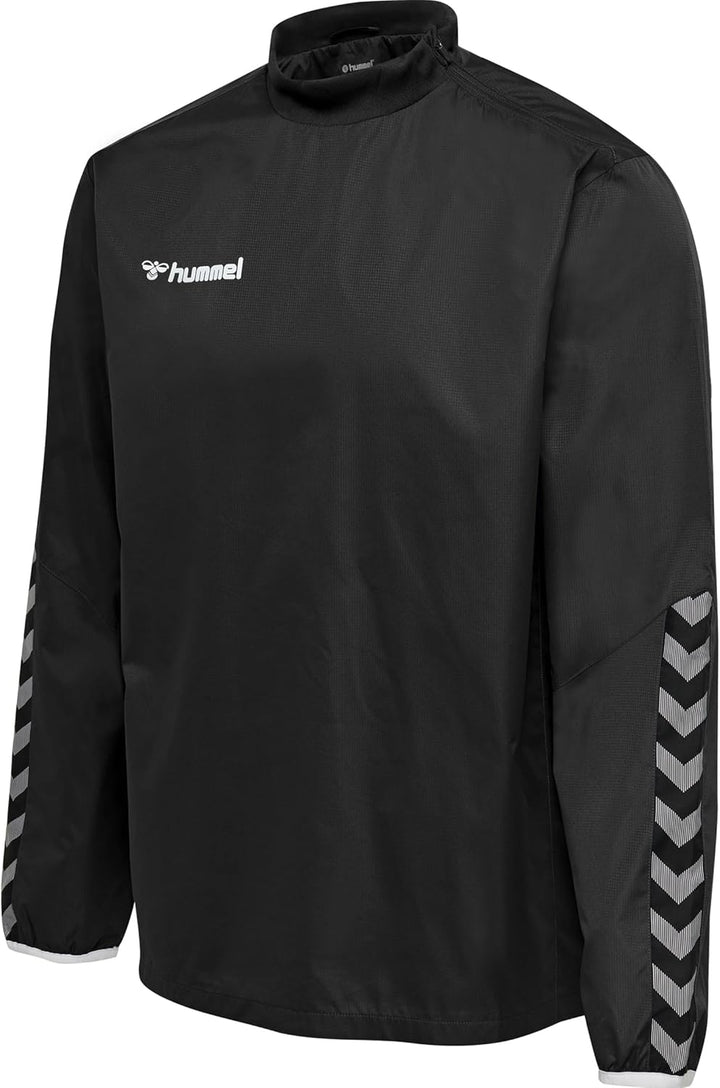 hummel Hmlauthentic Wind Breaker Unisex Kinder Multisport Jacke Mit Recyceltes Polyester 116 BLACK/W