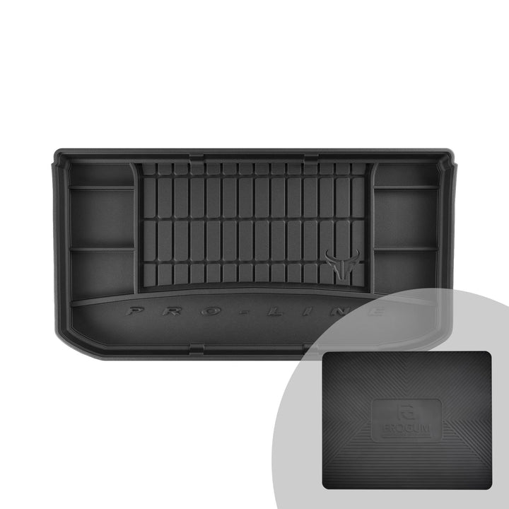 FROGUM ProLine 3D Gummimatte Exklusive Auto Kofferraummatte Kofferraumwanne für Nissan Micra K13 201
