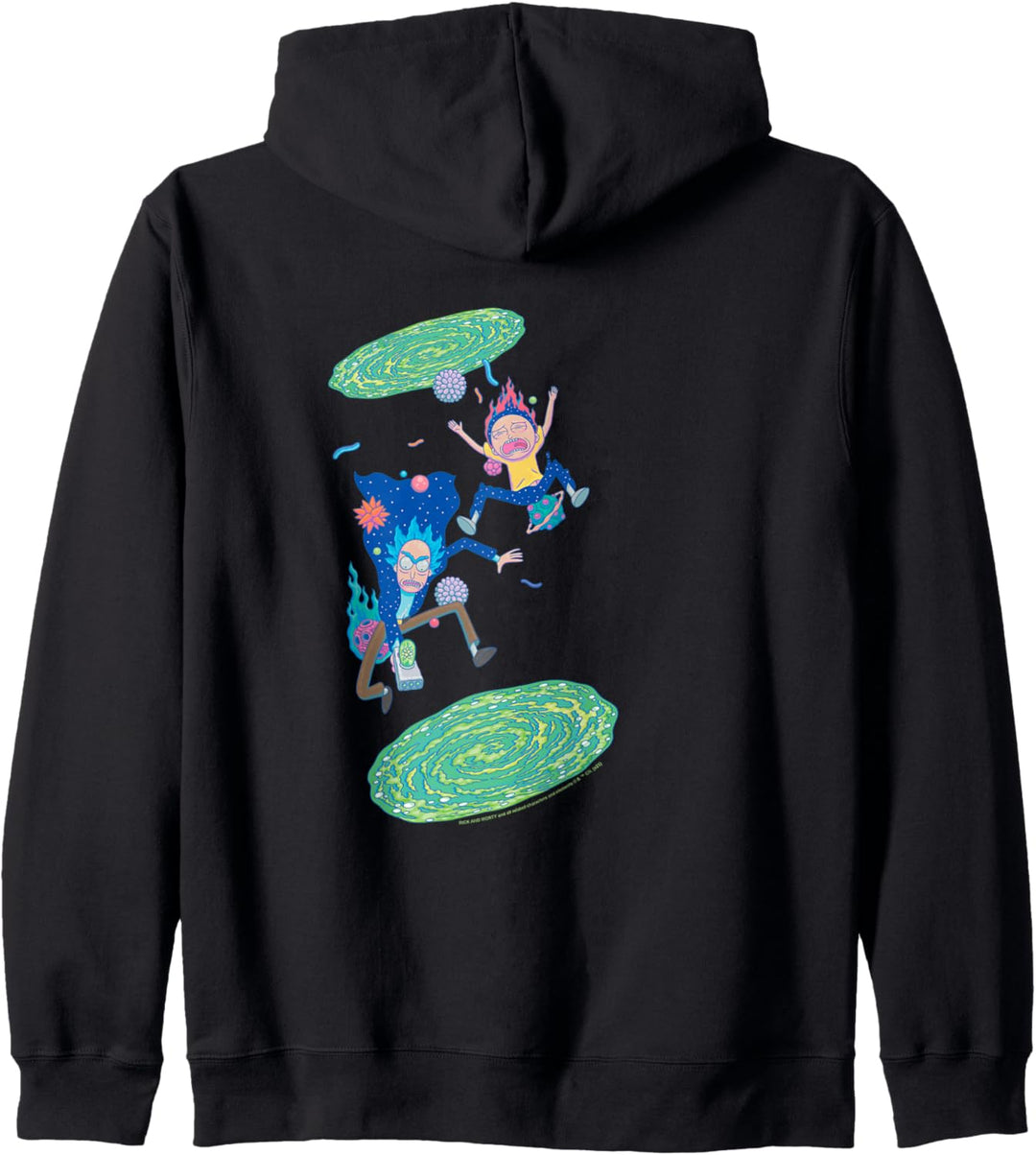 Rick and Morty Portal Jump Kapuzenjacke