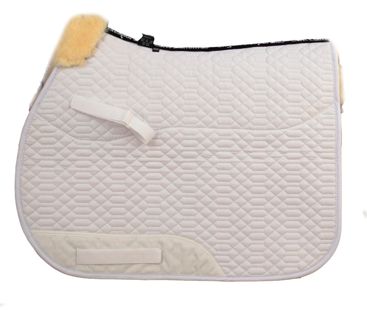 Engel Reitsport Lammfell Schabracke Half Lined SCHABRA1-VSS-WEI-MED Steppstoff Weiss Fell med. Viels