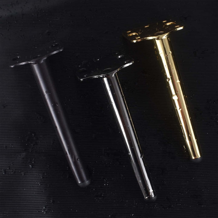 KMERCE 4 Stück Möbelfüsse Metall Schwarz, Schrankfüsse 18cm, Kommodenfüsse, Sofa füsse, Füsse für mö