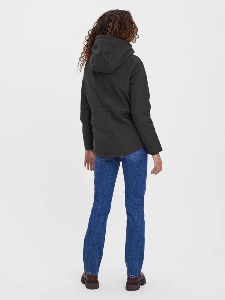 VERO MODA Damen Vmcleanmilan Short Jacket Noos Kurze Jacke, Peat, S EU