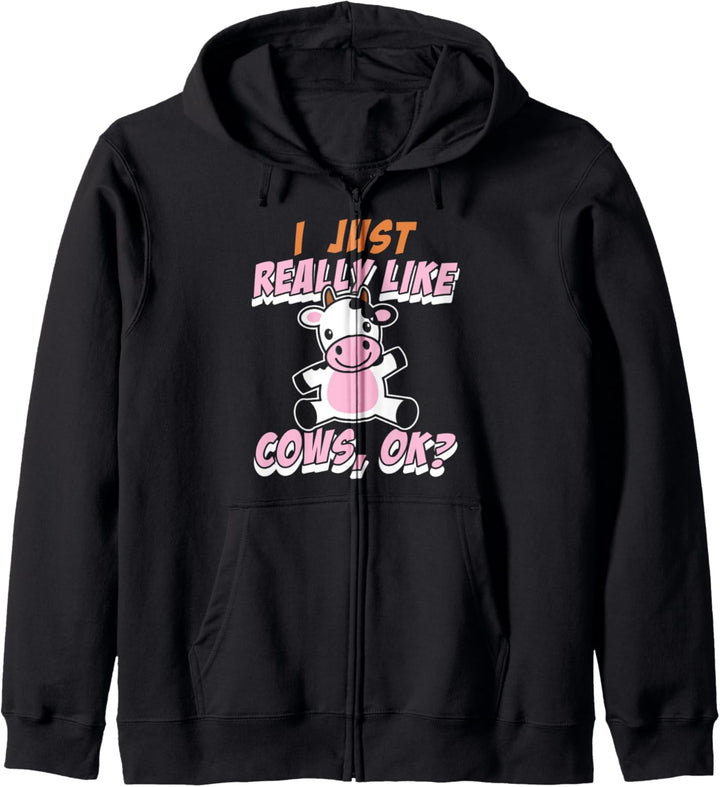 Cute Cow Lover Kapuzenjacke