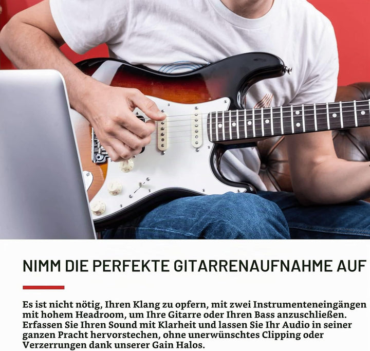 Focusrite Scarlett 18i20 3. Gen USB-Audio-Interface für Aufnahmen, Produktionen und tontechnische An