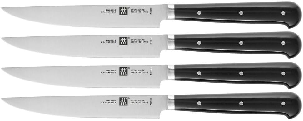 Zwilling Steakmesser 4er Set, Schwarz