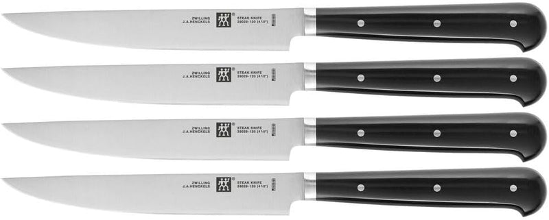 Zwilling Steakmesser 4er Set, Schwarz