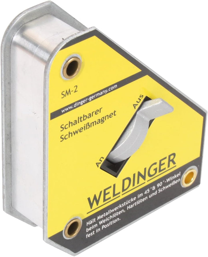 WELDINGER SM-3 schaltbarer Multiwinkel-Schweissmagnet (111x105x28 mm bis 35 kg) SM-3 111x105x28 mm b