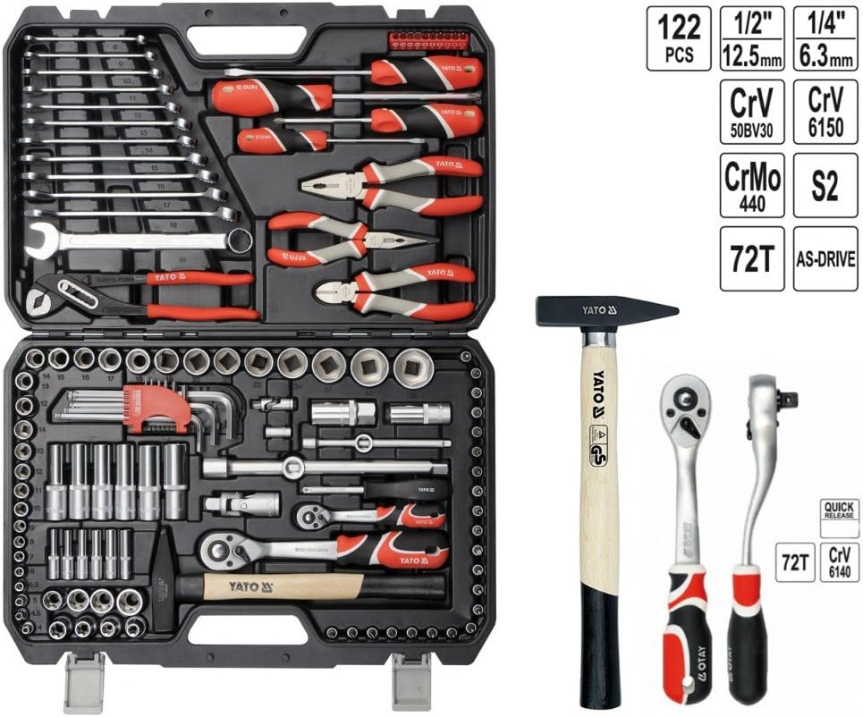 SOCKET SET 14 12 122PCS